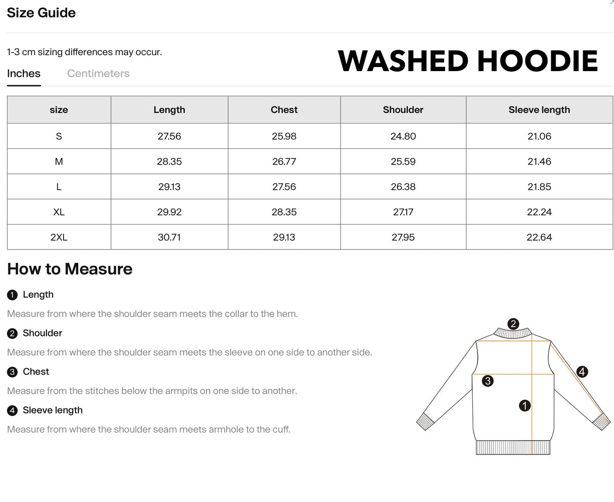 VINTAGE WASHED HOODIE