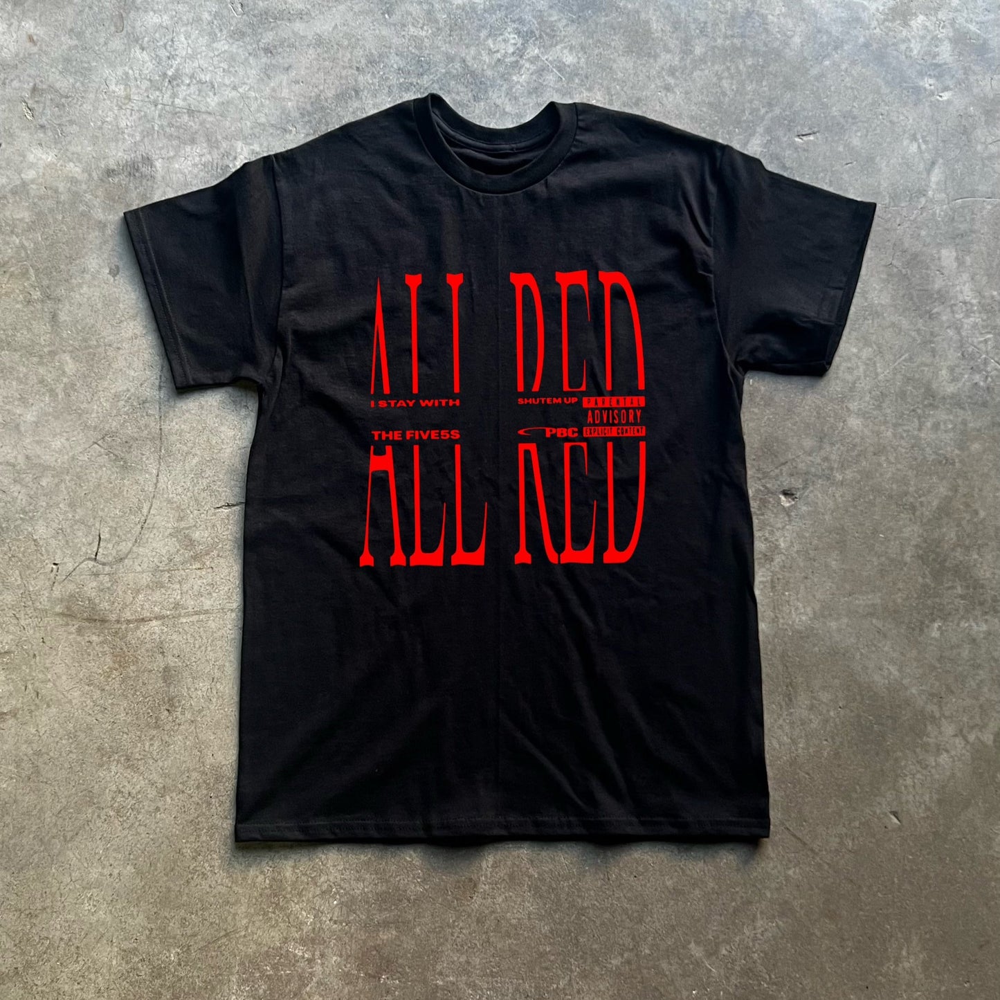 ALL RED CARTI TEE