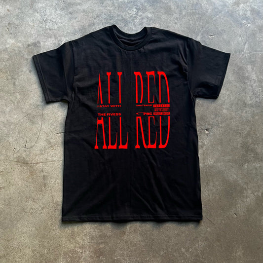 ALL RED CARTI TEE