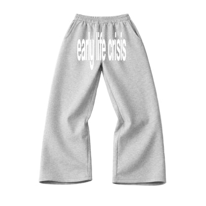 “early life crisis” WIDELEG SWEATPANTS