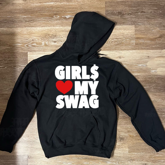 Girl$ Heart My Swag Hoodie