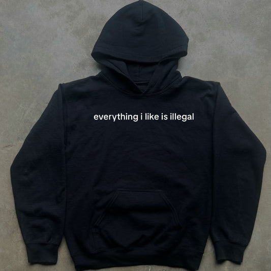 everything i like is illegal HOODIE