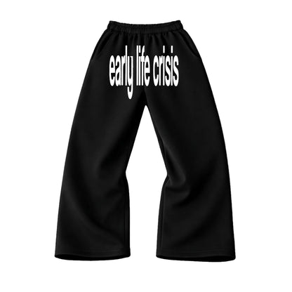 “early life crisis” WIDELEG SWEATPANTS