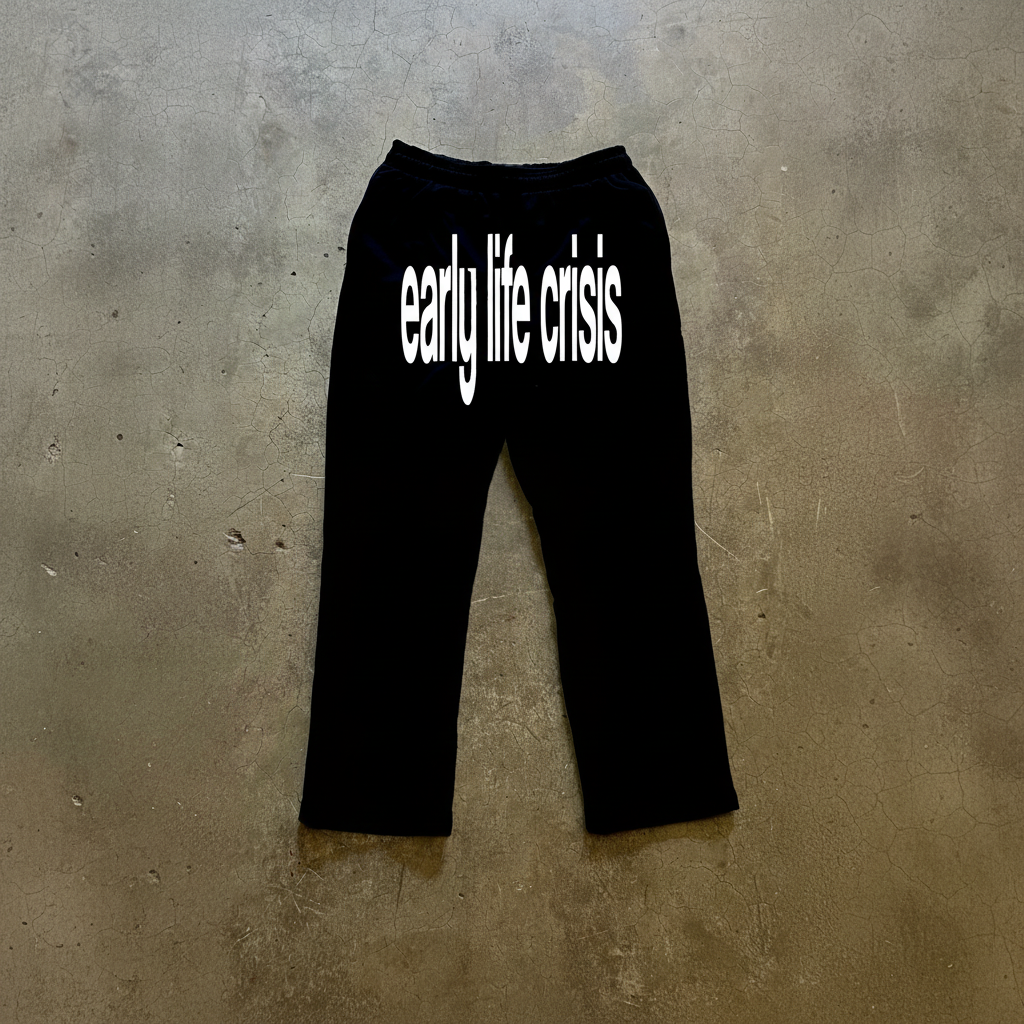 early life crisis Oversized Sweatpants