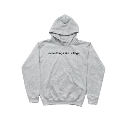 everything i like is illegal HOODIE