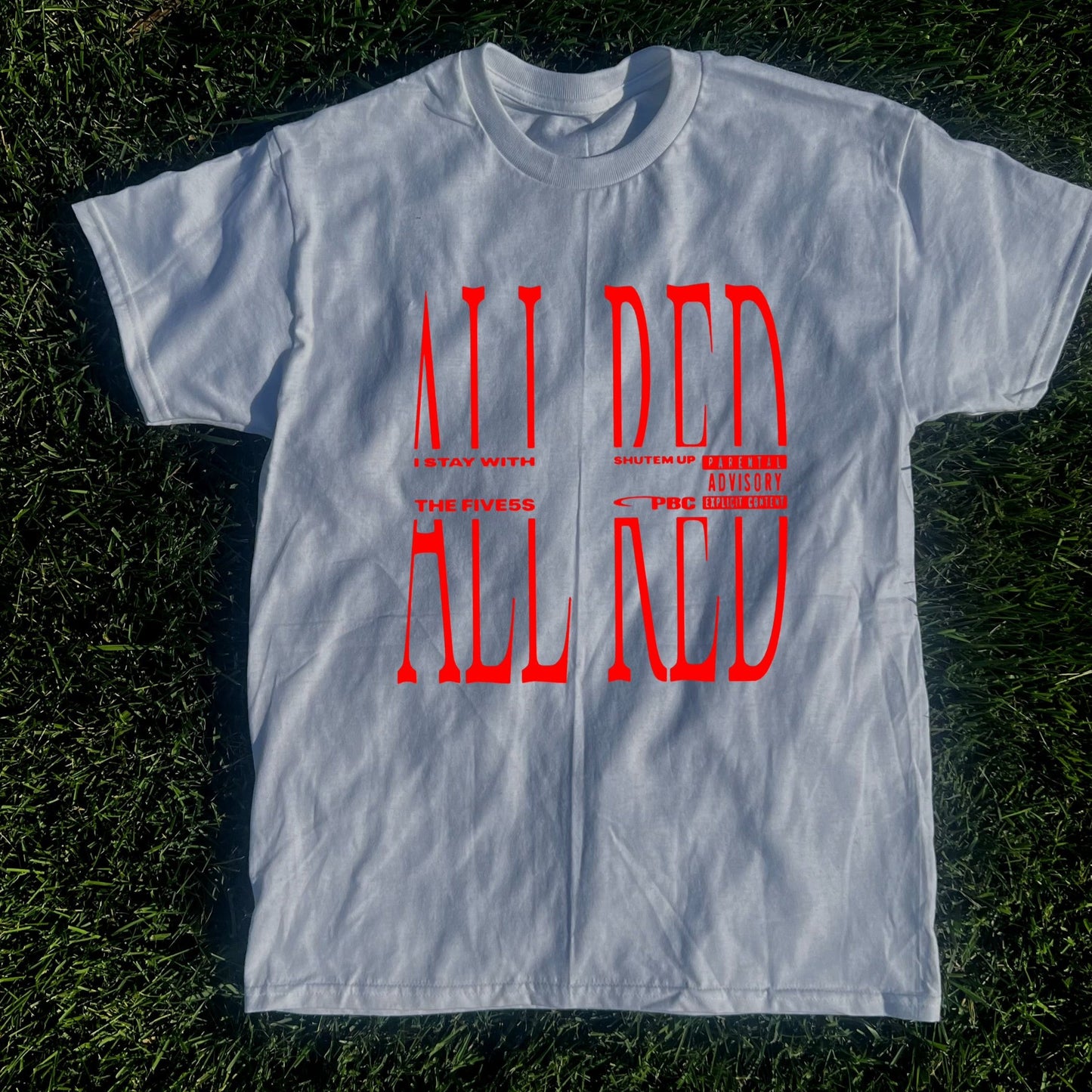 ALL RED CARTI TEE