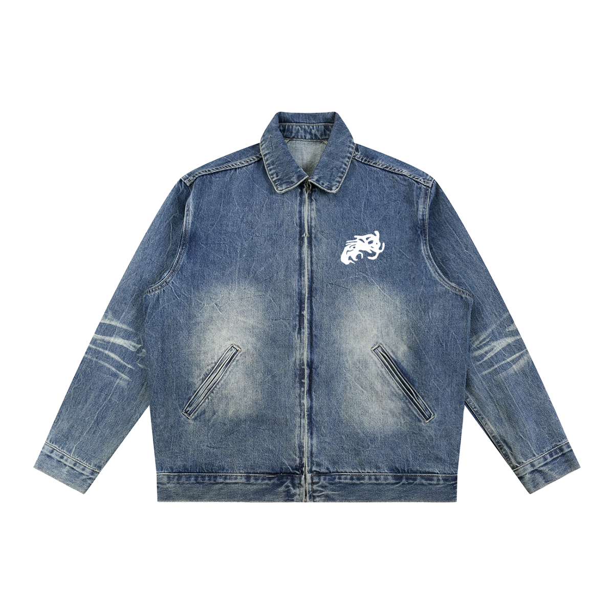 hoodie,zipup,jacket,hood,top,vintage,denim,wahs,wash