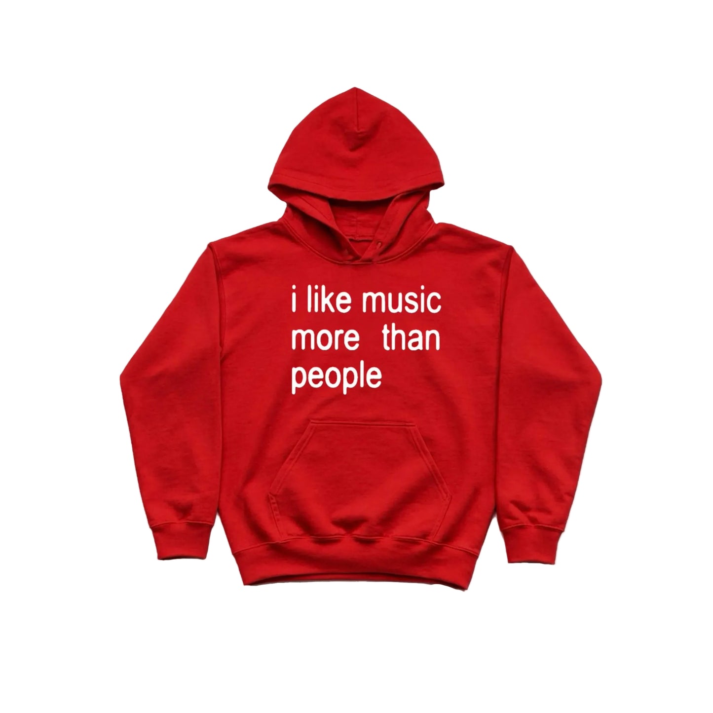 i like music more than people HOODIE
