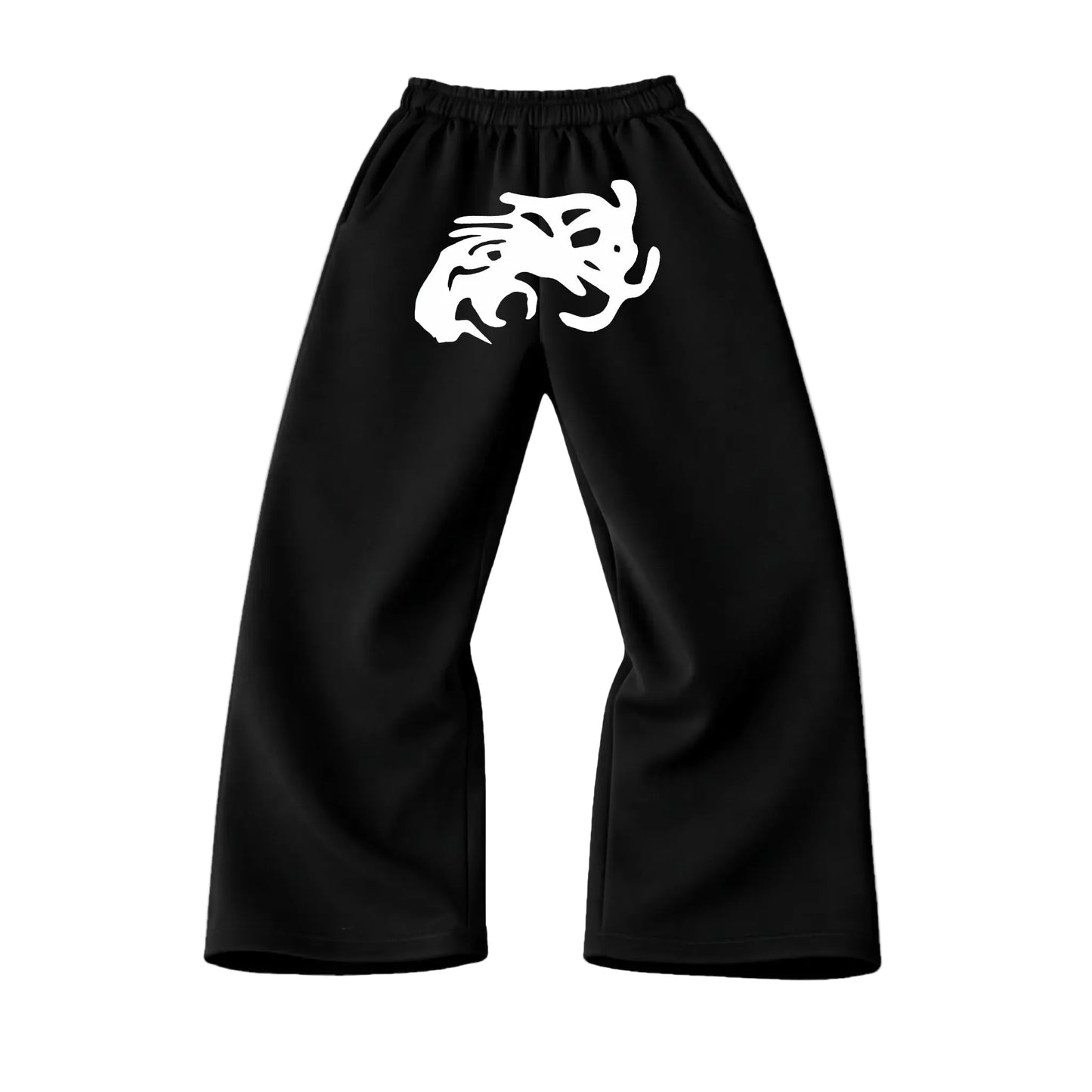ABSTRACT WIDELEG SWEATPANTS