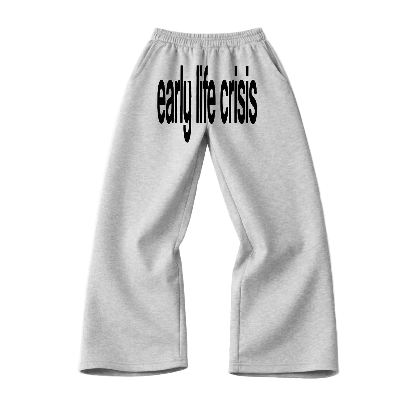 “early life crisis” WIDELEG SWEATPANTS