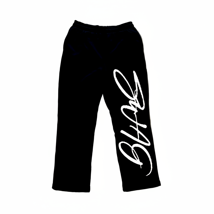 Cursive Swag Oversized Sweatpants
