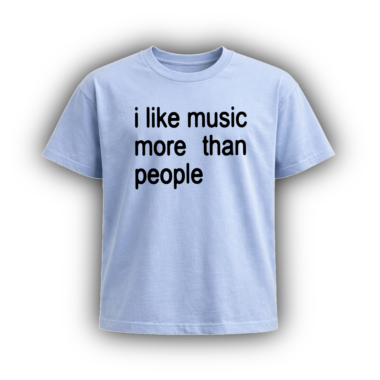 i like music more than people