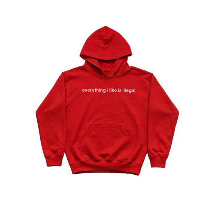 everything i like is illegal HOODIE