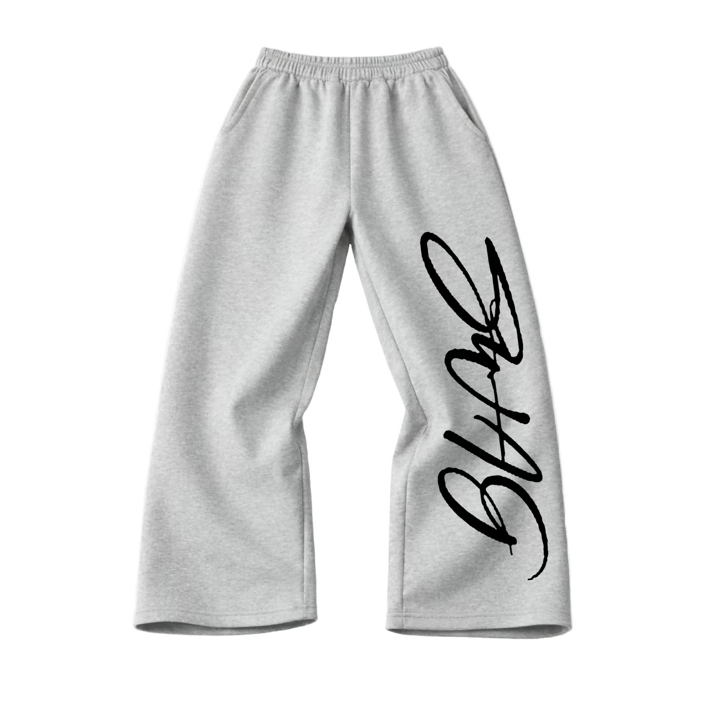 CURSIVE SWAG WIDELEG SWEATPANTS