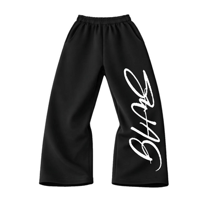 CURSIVE SWAG WIDELEG SWEATPANTS