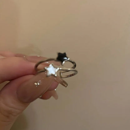 Star Zircon Crystal Rings