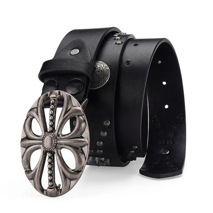 Vintage Skeleton Head Belt
