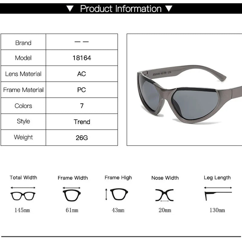 Punk Y2K Future Sunglasses