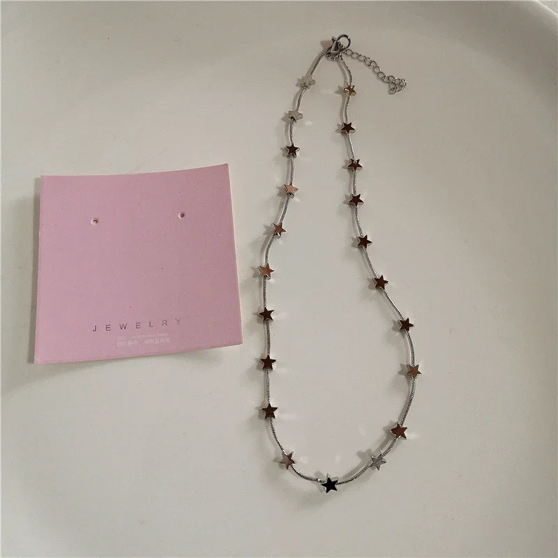 Gothic Black Pendant Necklace Chains