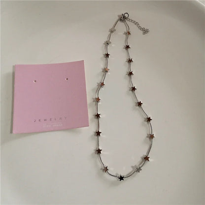 Gothic Black Pendant Necklace Chains