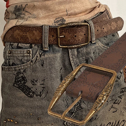 Pattern Retro Belt