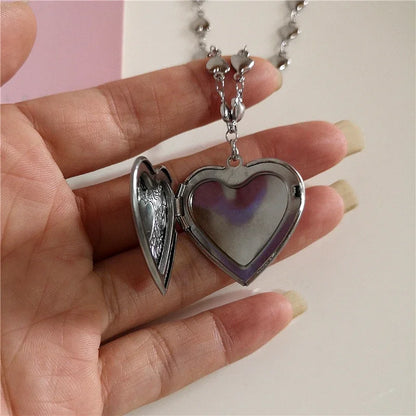 Gothic Black Pendant Necklace Chains