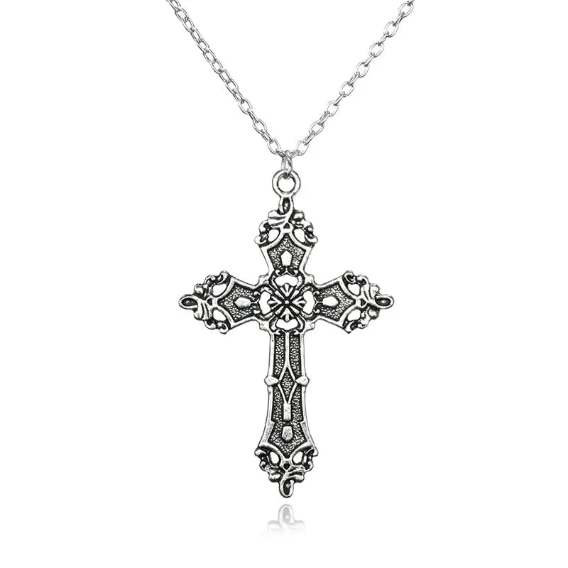 Vintage Crosses Pendant Necklace Chain