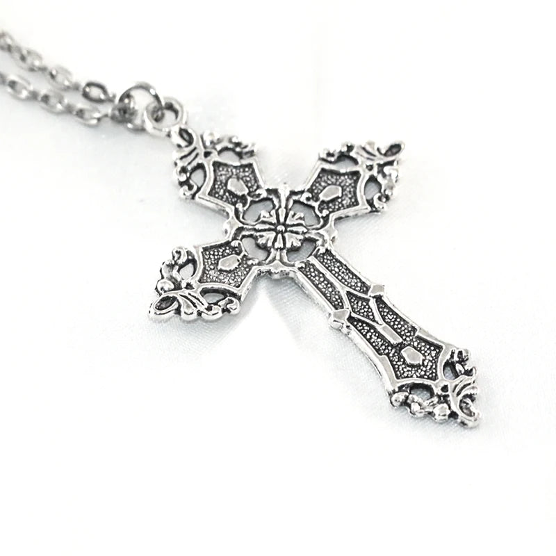 Vintage Crosses Pendant Necklace Chain