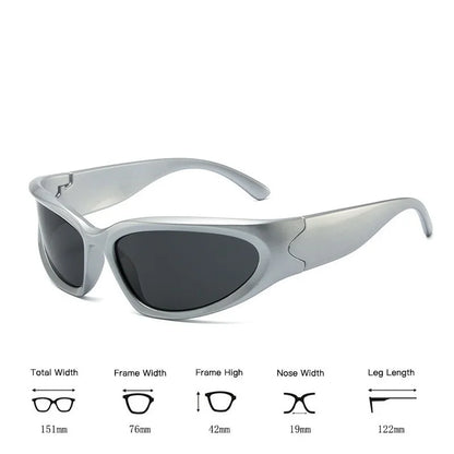Y2k Punk Sports Sunglasses