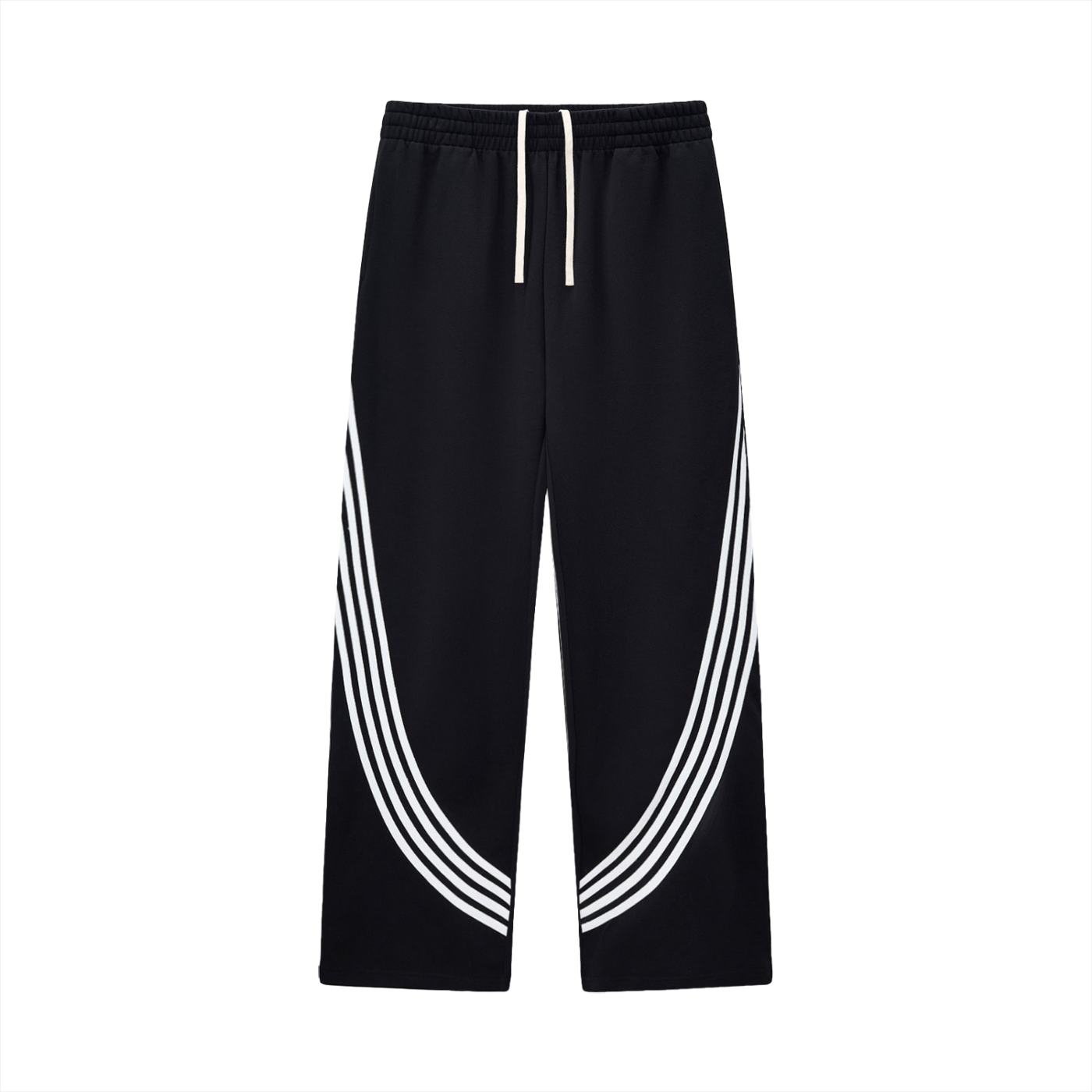 Sweatpants,pants,bottoms,striped,blank,oversized,straightlegged,baggy,wideleg